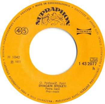 SP Petra Janů: Akce Ženich Se Odkládá / Dvacáté Století