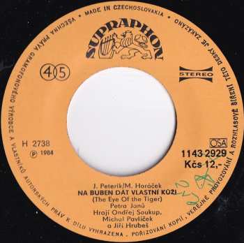 SP Petra Janů: Promítám / Na Buben Dát Vlastní Kůži (The Eye Of The Tiger)
