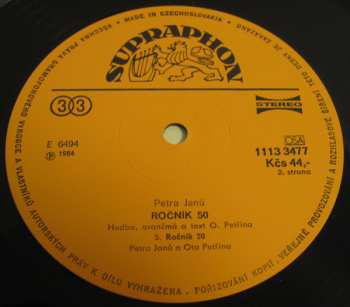 LP Petra Janů: Ročník 50