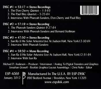 4CD Pharoah Sanders: In The Beginning 1963-1964