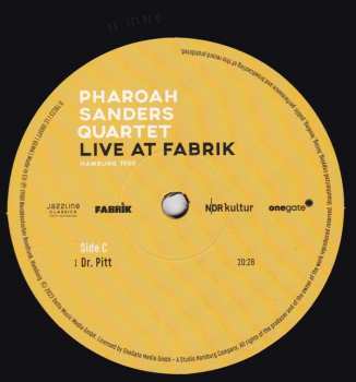 2LP Pharoah Sanders Quartet: Live At Fabrik Hamburg 1980