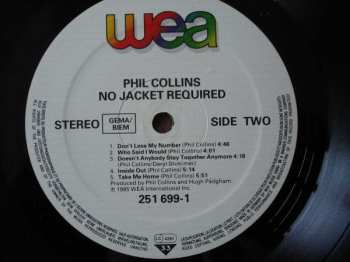LP Phil Collins: No Jacket Required