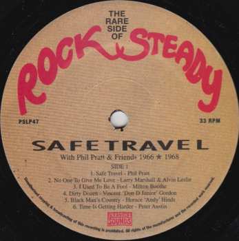 2LP Various: Safe Travel With Phil Pratt & Friends 1966 - 1968