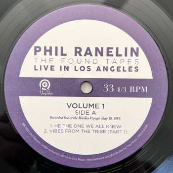 4LP/Coffret Phil Ranelin: The Found Tapes Live In Los Angeles