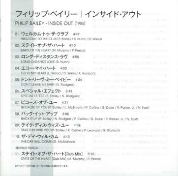 CD Philip Bailey: Inside Out LTD