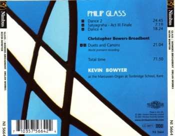CD Philip Glass: Music For Organ / Duets And Canons