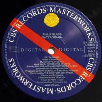 3LP/Coffret Philip Glass: Satyagraha