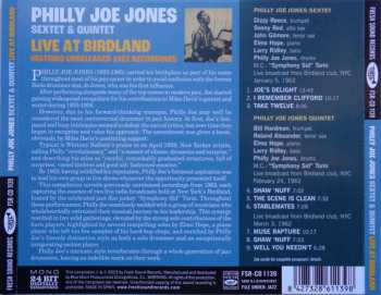 CD Philly Joe Jones Sextet: Live At Birdland (Historic Unreleased 1962 Recordings)