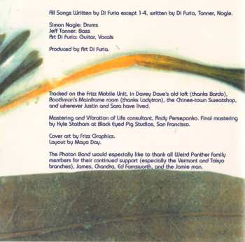 CD Photon Band: Oh, The Sweet, Sweet Changes