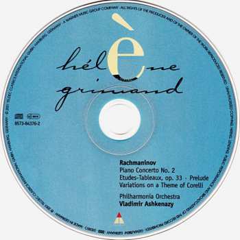 CD Vladimir Ashkenazy: Piano Concerto No. 2 • Etudes-Tableaux Op. 33 • Prelude In G Sharp Minor • Variations On A Theme Of Corelli