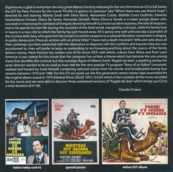 CD Piero Piccioni: Finché C'È Guerra C'È Speranza (Original Motion Picture Soundtrack In Full Stereo) LTD