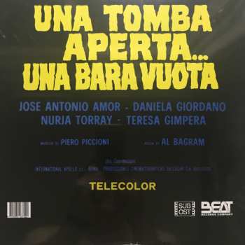 LP Piero Piccioni: Una Tomba Aperta... Una Bara Vuota