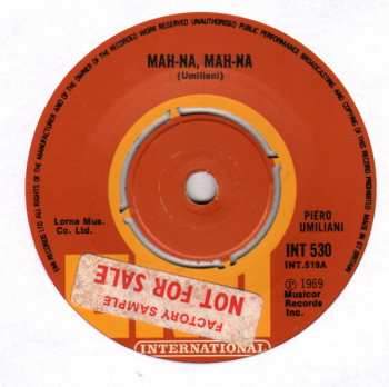 SP Piero Umiliani: Mah-Na, Mah-Na