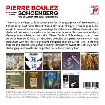 13CD/Coffret Arnold Schoenberg: The Columbia And Sony Recordings