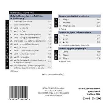 CD Pierre Wissmer: Concertos Et Oeuvres Pour Orchestre