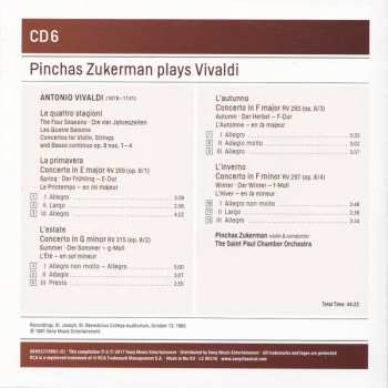 6CD/Coffret Antonio Vivaldi: Pinchas Zukerman Plays Vivaldi