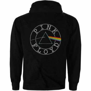 Marchandises Pink Floyd: Dámská Mikina Na Zip Circle Logo Pink Floyd  XS