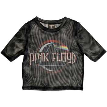 Merch Pink Floyd: Femmes Crop Top Vintage Dark Side Of The Moon Seal