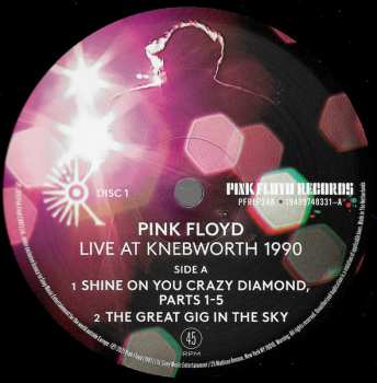 2LP Pink Floyd: Live At Knebworth 1990