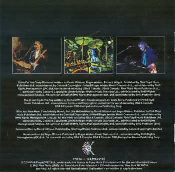 CD Pink Floyd: Live At Knebworth 1990