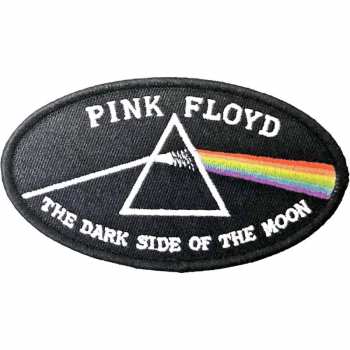 Merch Pink Floyd: Décoration Dark Side Of The Moon Oval Black Border
