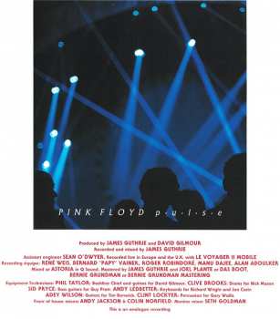4LP/Coffret Pink Floyd: Pulse LTD