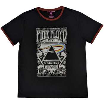 Merch Pink Floyd: Ringer T-shirt Carnegie Hall Affiche