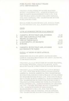 2CD/DVD/Blu-ray Pink Floyd: The Early Years 1972 Obfusc/ation