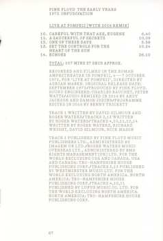 2CD/DVD/Blu-ray Pink Floyd: The Early Years 1972 Obfusc/ation