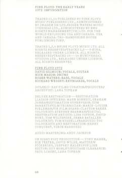 2CD/DVD/Blu-ray Pink Floyd: The Early Years 1972 Obfusc/ation