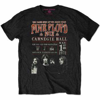 Merch Pink Floyd: T-shirt Carnegie '72 