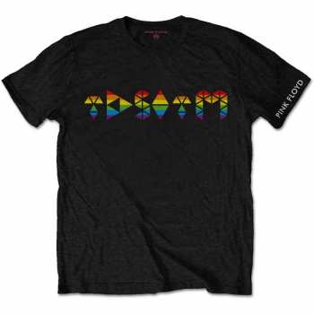 Merch Pink Floyd: T-shirt Dark Side Prism Initials 