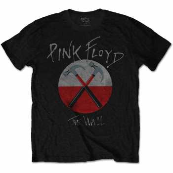 Merch Pink Floyd: T-shirt The Wall Hammers Logo Pink Floyd 