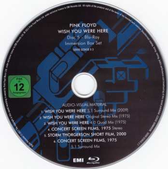 2CD/2DVD/Coffret/Blu-ray Pink Floyd: Wish You Were Here - Immersion Box Set LTD