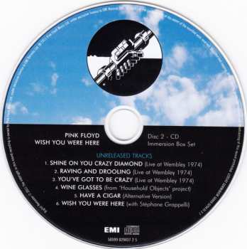 2CD/2DVD/Coffret/Blu-ray Pink Floyd: Wish You Were Here - Immersion Box Set LTD