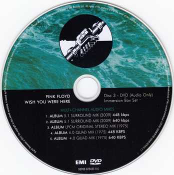 2CD/2DVD/Coffret/Blu-ray Pink Floyd: Wish You Were Here - Immersion Box Set LTD