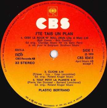 LP Plastic Bertrand: J'te Fais Un Plan
