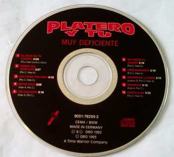CD Platero Y Tu: Muy Deficiente