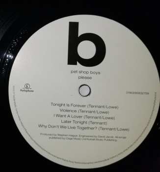 LP Pet Shop Boys: Please
