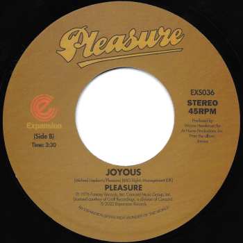 SP Pleasure: We Have So Much / Joyous