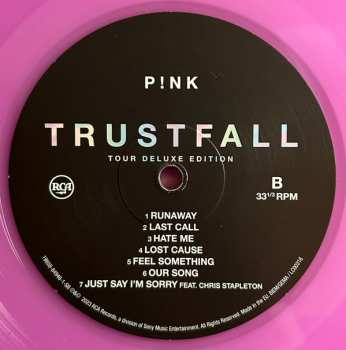 2LP P!NK: Trustfall (Tour Deluxe Edition) CLR | DLX