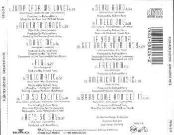 CD Pointer Sisters: Greatest Hits