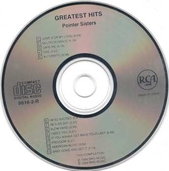 CD Pointer Sisters: Greatest Hits