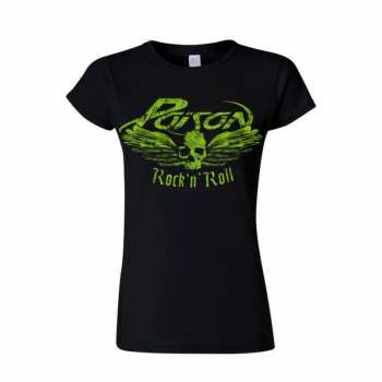 Merch Poison: T-shirt Femmes Flying Skull