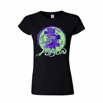Merch Poison: T-shirt Femmes Smoking Skull