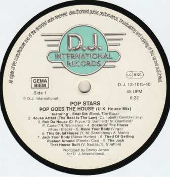 LP Pop Stars: Pop Goes The House