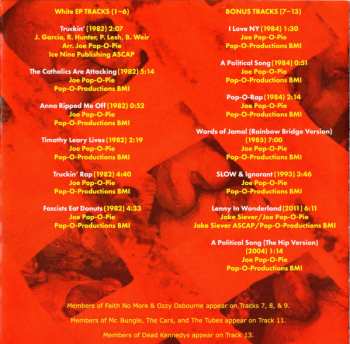 CD Pop-O-Pies: The White EP: Deluxe Edition DLX