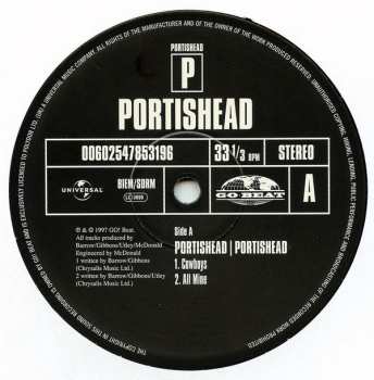2LP Portishead: Portishead