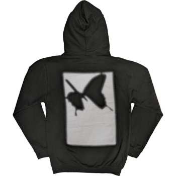 Marchandises Post Malone: Post Malone Unisex Pullover Hoodie: Inverse Butterfly (back Print & Ex-tour) (small) S