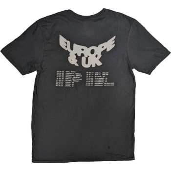 Marchandises Post Malone: Post Malone Unisex T-shirt: Curved Logo 2023 Tour Dates (back Print & Ex-tour) (small) S